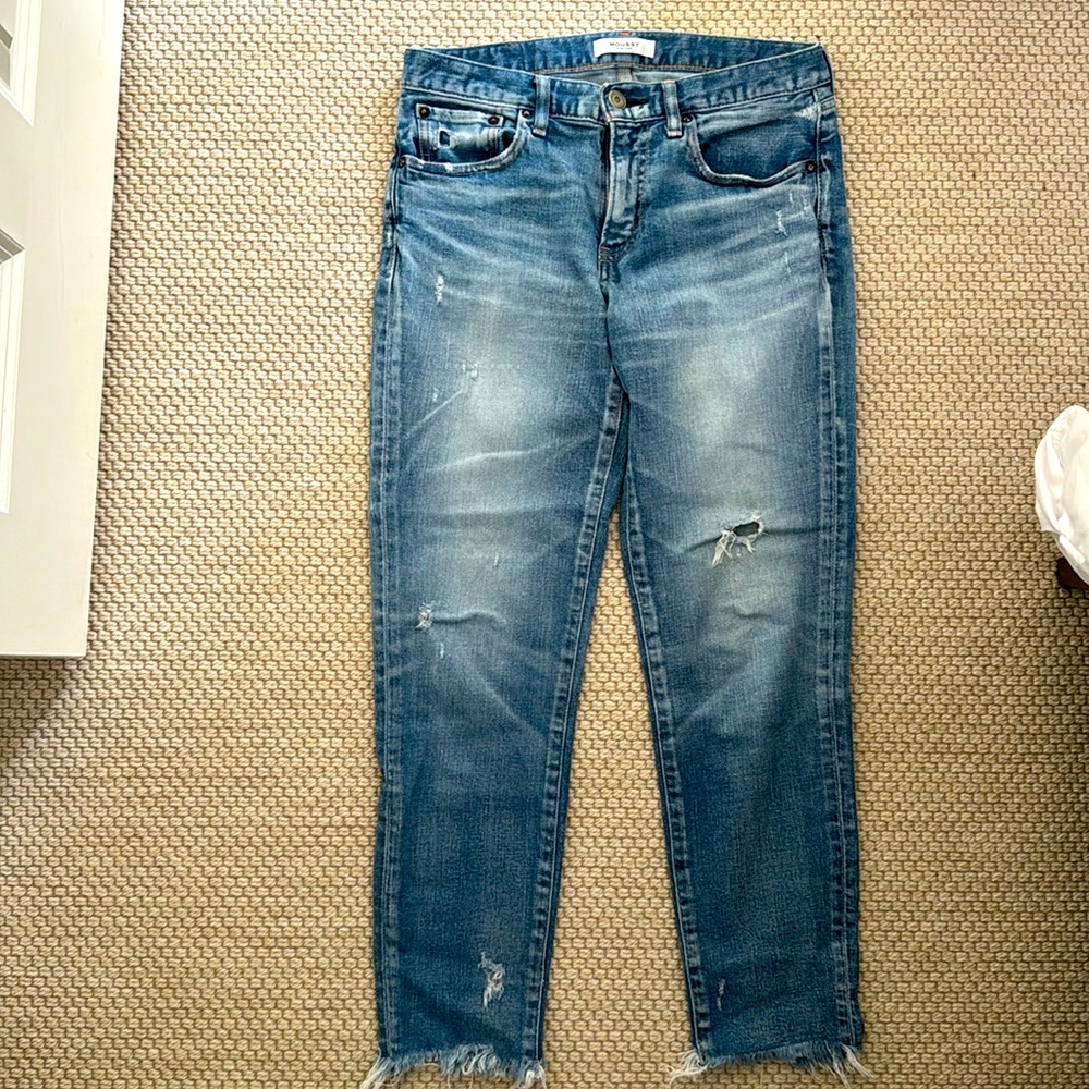 Moussy ripped jeans